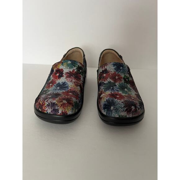 Alegria by PF Lite Women's Bloomies Slip- On Clog Floral Leather Size 38 (US 8) - Picture 2 of 8